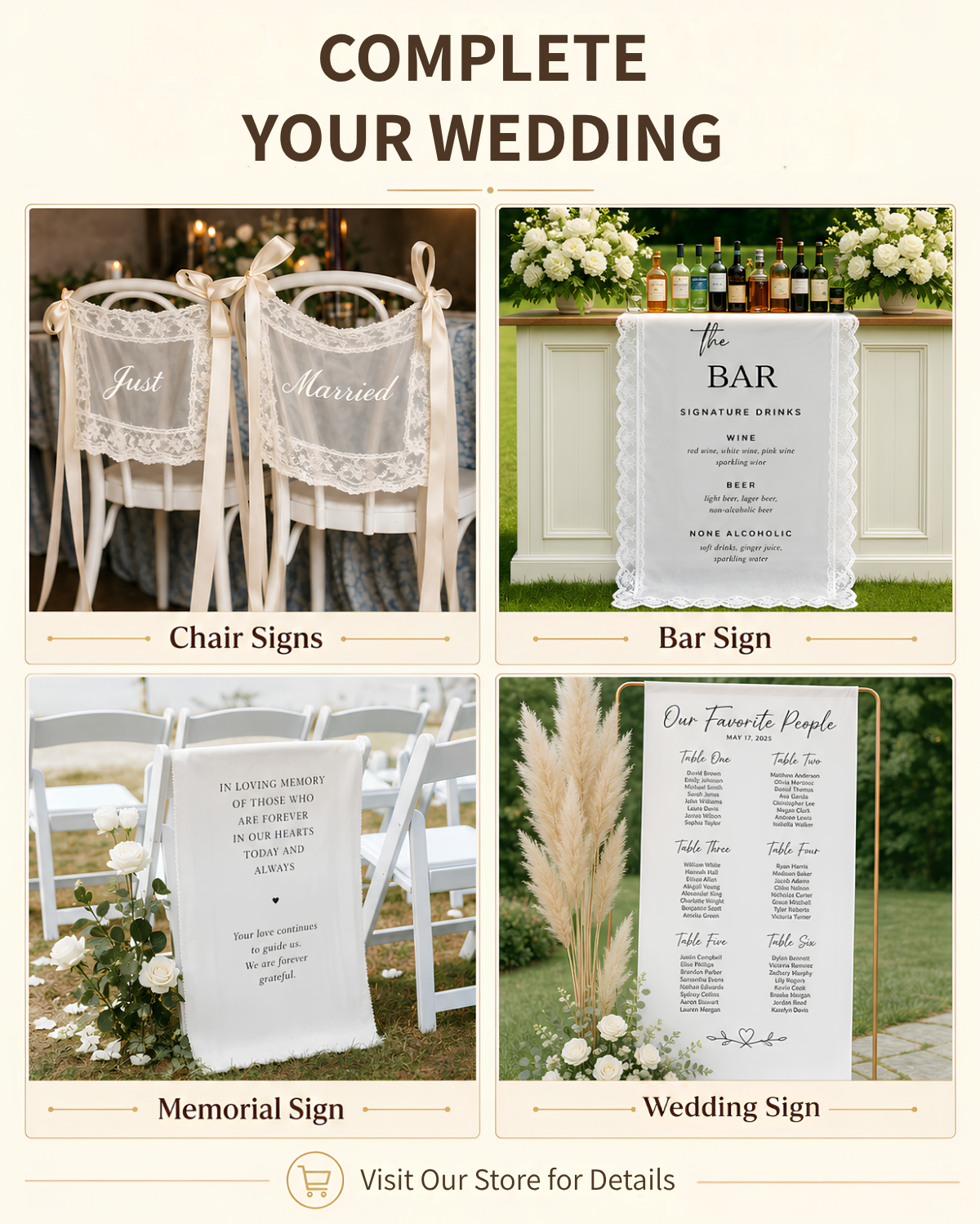 Personalised Wedding Welcome Sign