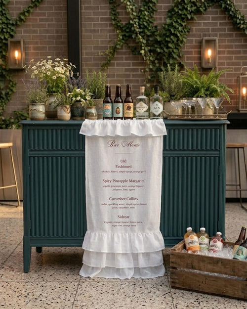 Custom Fabric Bar Menu Sign