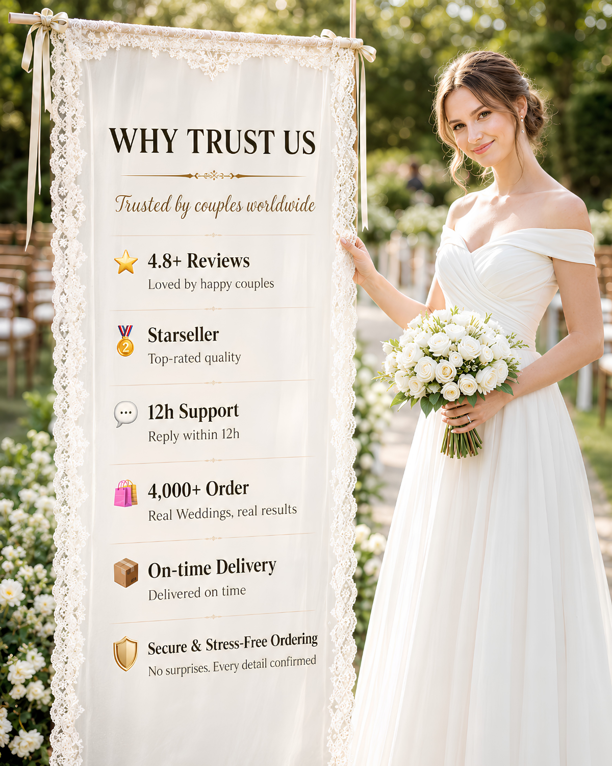 Personalised Wedding Welcome Sign