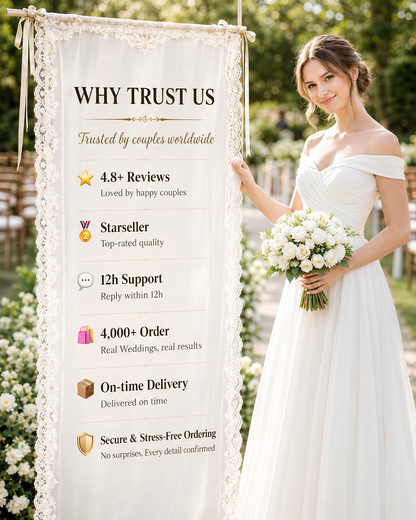 Personalised Wedding Welcome Sign