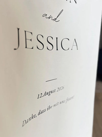 Personalised Wedding Welcome Sign