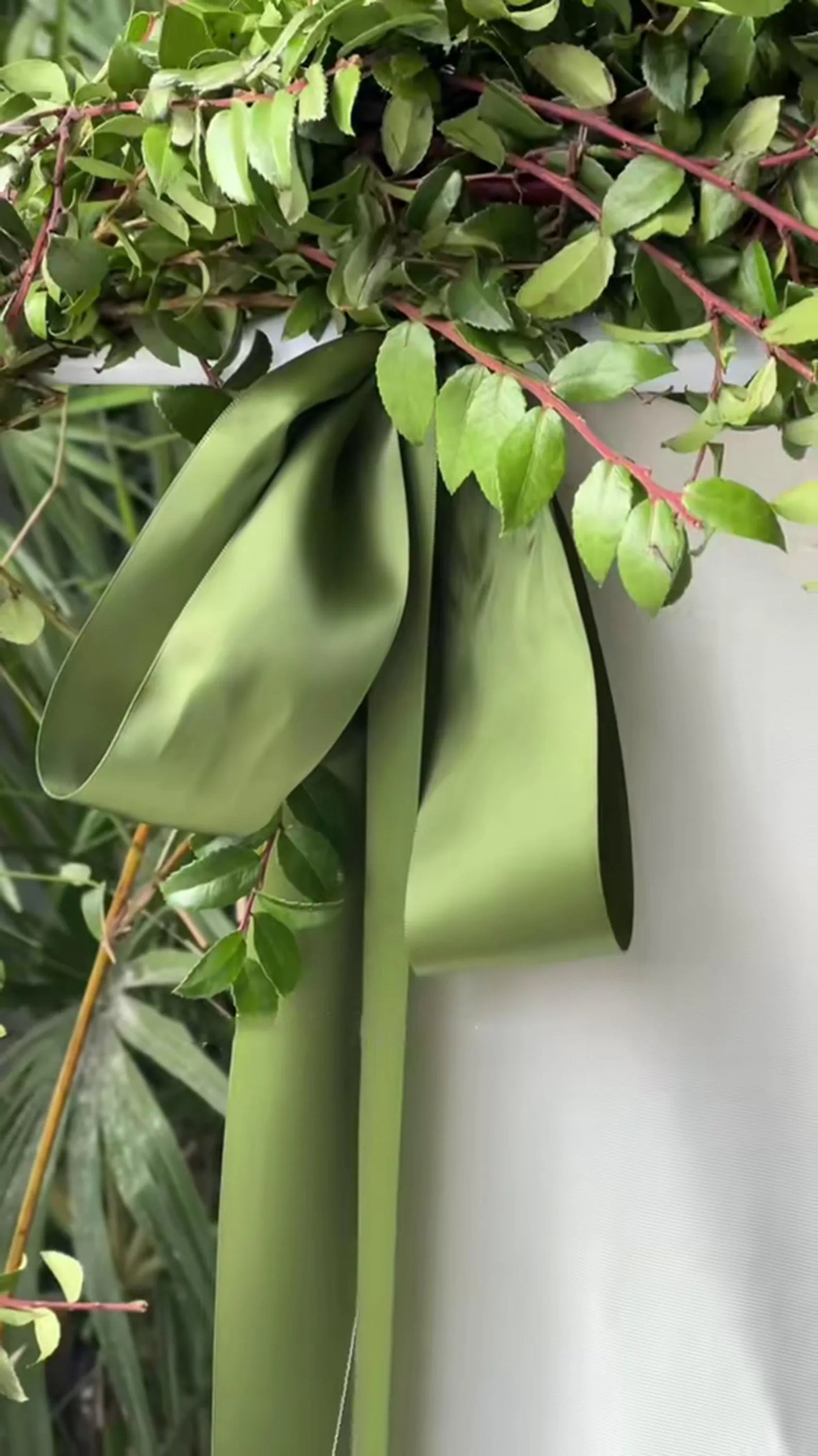 Outdoor Linen Wedding Banner