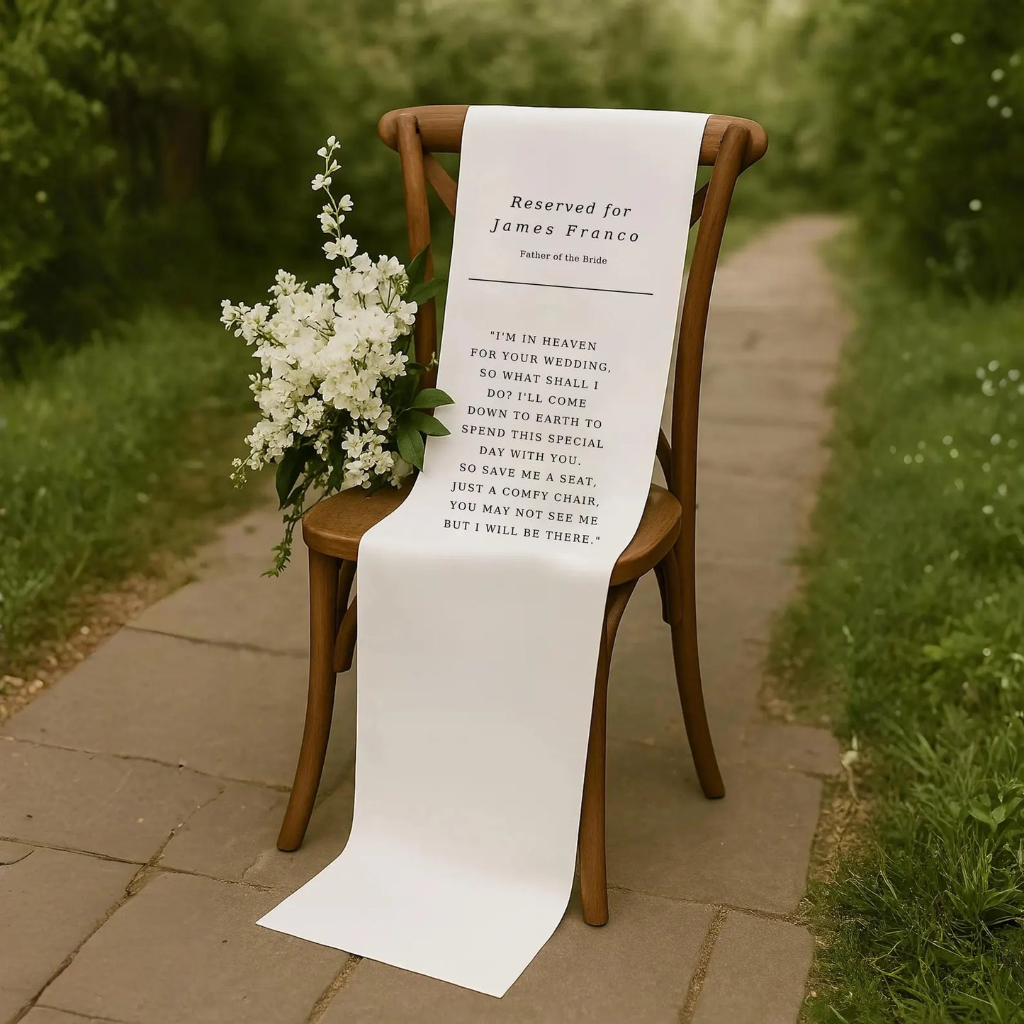 Modern Wedding Memorial