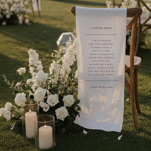 Memorial Wedding Chair Sign
