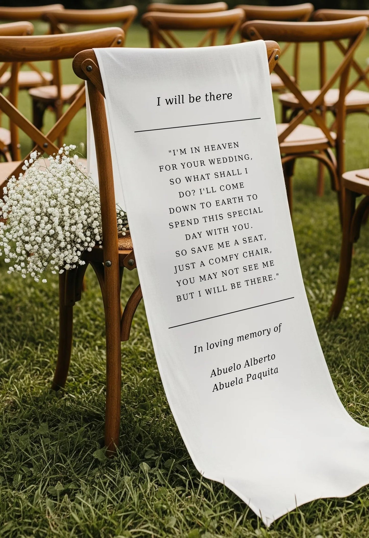 Modern Wedding Memorial