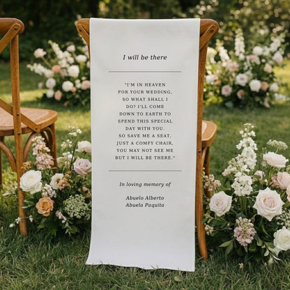 Loving Memory Wedding Sign