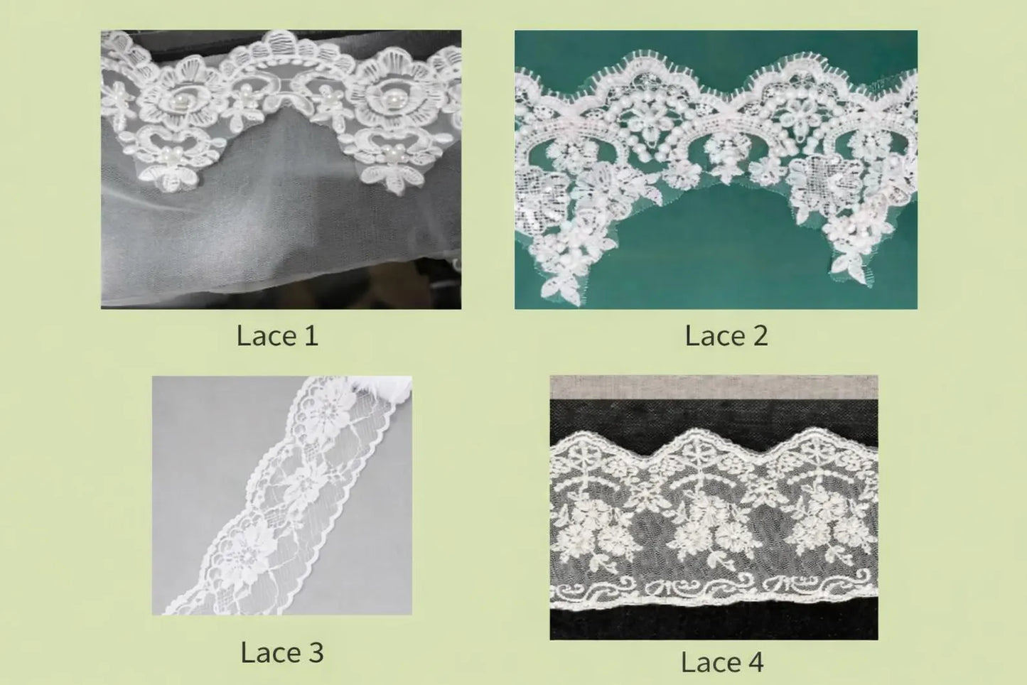 Modern Sheer Lace Welcome Sign