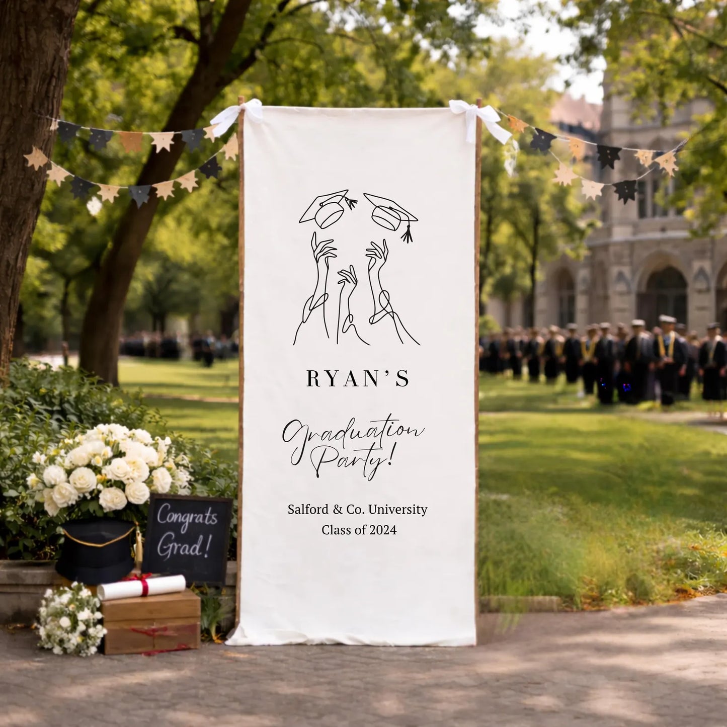 Personalized Graduation Banner
