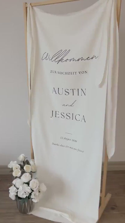 Personalised Wedding Welcome Sign